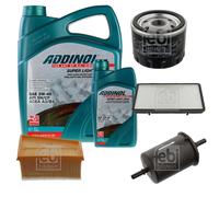 Febi Controllo Set 6L Addinol Super Light 0540 per Opel Vivaro Scatola F7 2.0