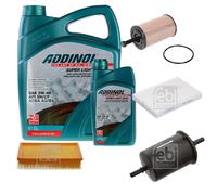 Febi Controllo Set 6L Addinol Super Light 0540 per Peugeot 307 3A / di Luce C