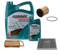 Febi Controllo Set 6L Addinol Super Light 0540 per Peugeot 407 Nero - 6E_