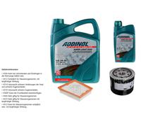 Febi Controllo Set 6L Addinol Super Light 0540 per Renault Scénic III JZ0 /