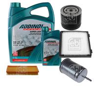 Febi Controllo Set 6L Addinol Super Light 0540 per Volvo S40 I 644 1.8 Vs