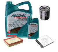 FEBI Controllo set 6L ADDINOL SUPER LUCE 0540 per Citroën Xsara N1 1.6 16V