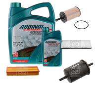 FEBI Controllo set 6L ADDINOL SUPER LUCE 0540 per Peugeot 306 Cabriolet 7D