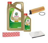 FEBI Controllo set 6L Castrol BORDO TITANIO FST 5W-30 LL per Mercedes-Benz