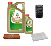 Febi Controllo Set 6L castrol edge IN Titanio FST 5W-30 Ll per Seat
