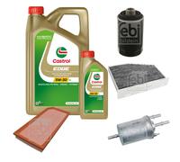 Febi Controllo Set 6L castrol edge Titanio FST 5W-30 Ll per Audi DD 8J3