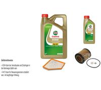 Febi Controllo Set 6L castrol edge Titanio FST 5W-30 Ll per Bwm 3
