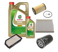 Febi Controllo Set 6L castrol edge Titanio FST 5W-30 Ll per Kia Soul Am