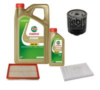 Febi Controllo Set 6L castrol edge Titanio FST 5W-30 Ll per Seat Leon
