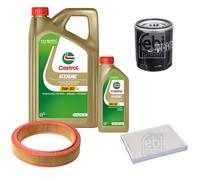 FEBI Controllo set 6L Castrol EDGE Titanio FST 5W-30 LL per VW Amarok