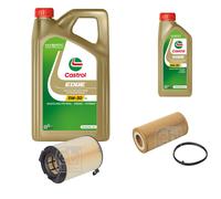 FEBI Controllo set 6L Castrol EDGE Titanio FST 5W-30 LL per VW EOS 1F7 1F8