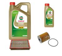 FEBI Controllo set 6L Castrol EDGE Titanio FST 5W-30 LL per VW Sharan 7M 8
