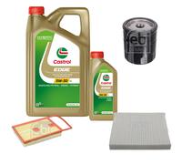 Febi Controllo Set 6L castrol edge Titanio FST 5W-30 Ll per VW Sistema Polo 6R