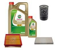 FEBI Controllo Set 6L Castrol EDGE Titanium FST 5W-30 LL Per Audi 100 44