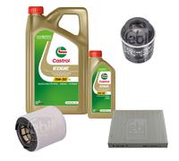 FEBI Controllo Set 6L Castrol EDGE Titanium FST 5W-30 LL Per Audi A1 8X1