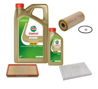FEBI Controllo Set 6L Castrol EDGE Titanium FST 5W-30 LL Per Audi A3 8L1 1.9