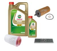 FEBI Controllo Set 6L Castrol EDGE Titanium FST 5W-30 LL Per MINI Mini