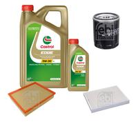 FEBI Controllo Set 6L Castrol EDGE Titanium FST 5W-30 LL Per VW Amarok