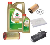 FEBI Controllo Set 6L Castrol EDGE Titanium FST 5W-30 LL Per VW Amarok 2H