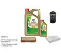 FEBI Controllo Set 6L Castrol EDGE Titanium FST 5W-30 LL Per VW Golf VI 5K1