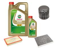 FEBI Controllo Set 6L Castrol EDGE Titanium FST 5W-30 LL Per VW Polo AW1