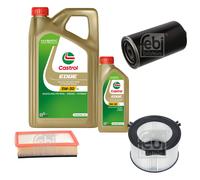 FEBI Controllo Set 6L Castrol EDGE Titanium FST 5W-30 LL Per VW Transporter