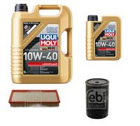 Febi Controllo Set 6L Liqui Moly 10W-40 Bassa Visciosità per Audi 80 8C B4 2.0