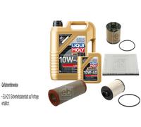 Febi Controllo Set 6L Liqui Moly 10W-40 Bassa Visciosità per Fiat Idea