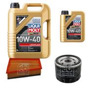Febi Controllo Set 6L Liqui Moly 10W-40 Bassa Visciosità per Renault Gran