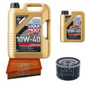 Febi Controllo Set 6L Liqui Moly 10W-40 Bassa Visciosità per Renault Grande