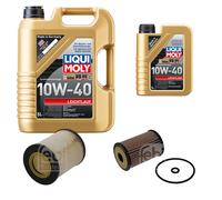 FEBI Controllo Set 6L LIQUI MOLY 10W-40 Leichtlauf Per Mercedes A-Klasse