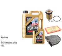 FEBI Controllo set 6L LIQUI MOLY 10W-40 Leichtlauf per Mercedes classe-C