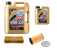 FEBI Controllo Set 6L LIQUI MOLY 10W-40 Leichtlauf Per Mercedes E-Klasse