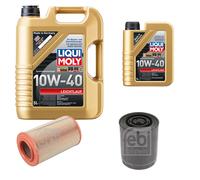 FEBI Controllo set 6L LIQUI MOLY 10W-40 Leichtlauf per Peugeot Boxer