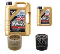 FEBI Controllo Set 6L LIQUI MOLY 10W-40 Leichtlauf Per Peugeot Partner