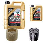 FEBI Controllo Set 6L LIQUI MOLY 10W-40 Leichtlauf Per Peugeot Partner