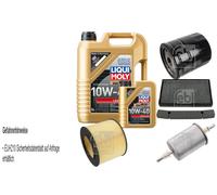 FEBI Controllo Set 6L LIQUI MOLY 10W-40 Leichtlauf Per Saab 9-5 YS3E 2.0 T
