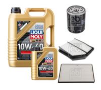 FEBI Controllo Set 6L LIQUI MOLY 10W-40 Leichtlauf Per Suzuki Grand Vitara