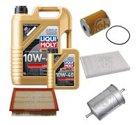 FEBI Controllo Set 6L LIQUI MOLY 10W-40 Leichtlauf Per VW Golf III 1H1 2.8