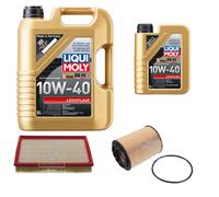 FEBI Controllo Set 6L LIQUI MOLY 10W-40 Leichtlauf Per VW Passat Variant