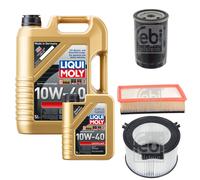 FEBI Controllo Set 6L LIQUI MOLY 10W-40 Leichtlauf Per VW Transporter IV Bus