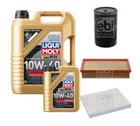 FEBI Controllo Set 6L LIQUI MOLY 10W-40 Leichtlauf Per VW Transporter V