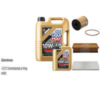Febi Controllo Set 6L Liqui Moly 10W-40 Scorrevolezza per Lancia Phedra 179