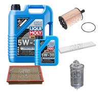 Febi Controllo Set 6L Liqui Moly 5W-30 da Molto Tempo Alto Tech. per Ford