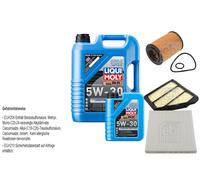 Febi Controllo Set 6L Liqui Moly 5W-30 da Molto Tempo Alto Tech per Honda Civica