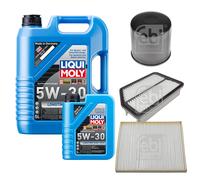 Febi Controllo Set 6L Liqui Moly 5W-30 da Molto Tempo Alto Tech per Hyundai i40