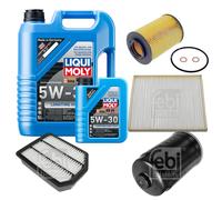 Febi Controllo Set 6L Liqui Moly 5W-30 da Molto Tempo Alto Tech. per Kia Carens