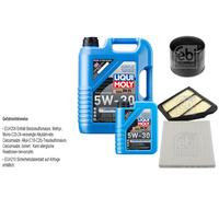 Febi Controllo Set 6L Liqui Moly 5W-30 da Molto Tempo High-Tech per Honda Civico