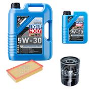 Febi Controllo Set 6L Liqui Moly 5W-30 da Molto Tempo High-Tech per Jaguar