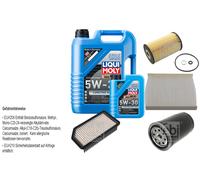 Febi Controllo Set 6L Liqui Moly 5W-30 da Molto Tempo High-Tech per Kia Soul Am